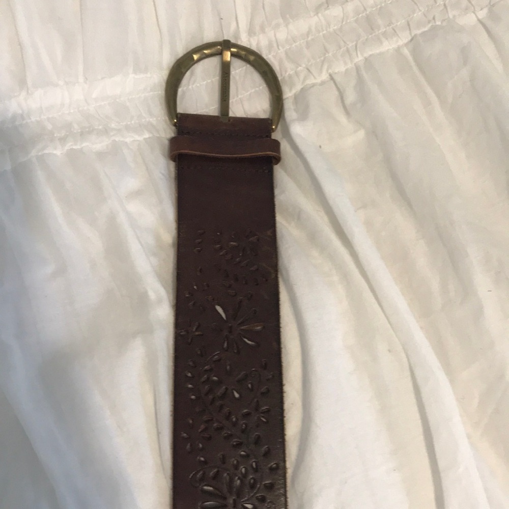 Abercrombie vintage 100% genuine leather belt
